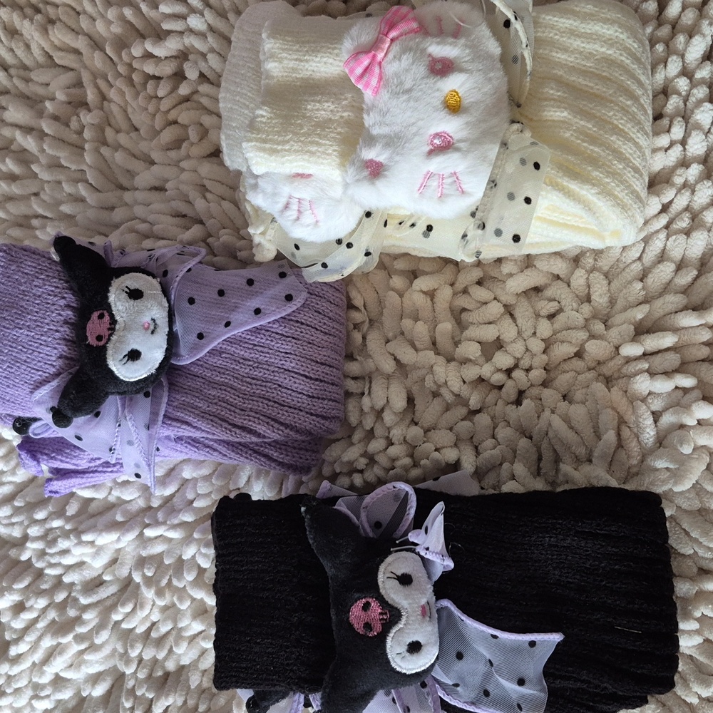 Hello Kitty & Kuromi Leg Warmers - Sold Separately